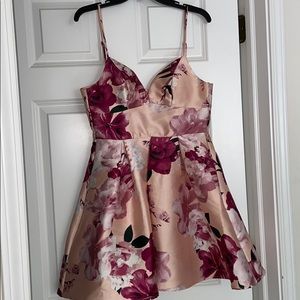 flower homecoming/prom dress
